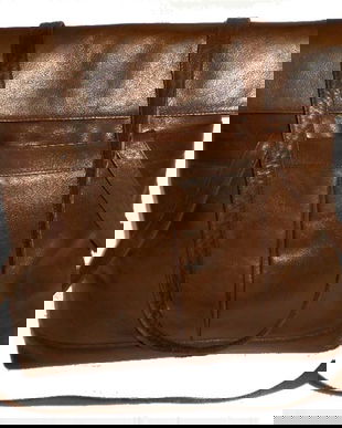 Geanta Leather brown