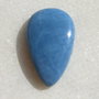 Cabochon blue opal (India - lucrat manual) aprox 32x19x5 mm
