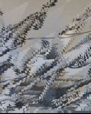 Vintage A Fine Example of a Grand Champion Equestrian Hunting