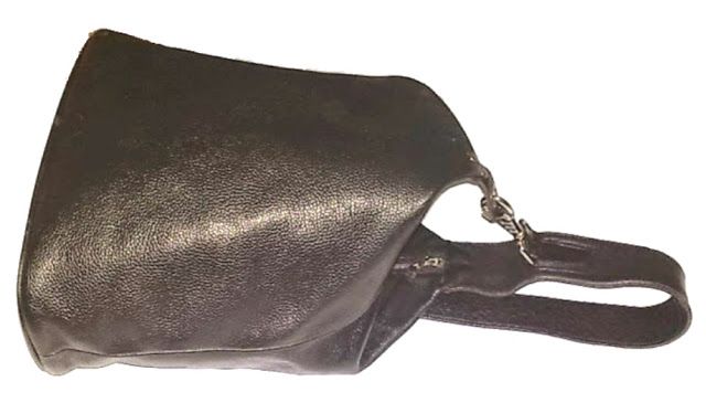 Geanta xxl black leather