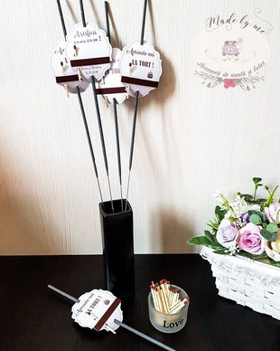Artificii de mana Sparklers personalizate.