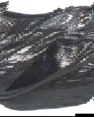 Geanta piele print croco