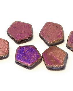Margele Pego, 10x10 mm, Crystal Etched Sliperit Full - 00030-29583