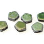 Margele Pego, 10x10 mm, Crystal Etched Full Vitrail - 23980-28180