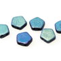 Margele Pego, 10x10 mm, Crystal Etched AB Full - 23980-28783