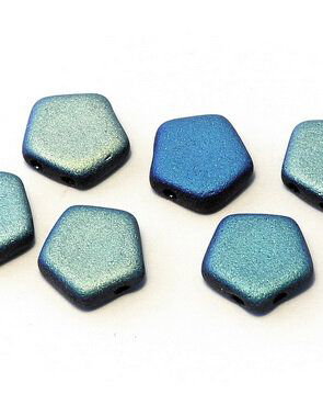 Margele Pego, 10x10 mm, Crystal Full AB Matted - 00030-28773