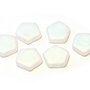 Margele Pego, 10x10 mm, Jet Full AB Matted - 23980-28773