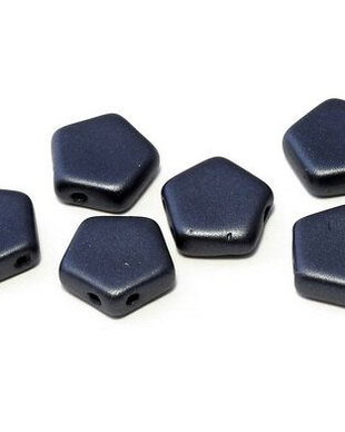 Margele Pego, 10x10 mm, Alabaster Pastel Montana Blue - 02010-25042