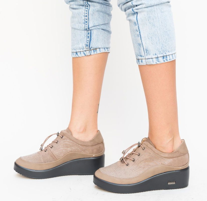 Pantofi Casual Cueno Khaki