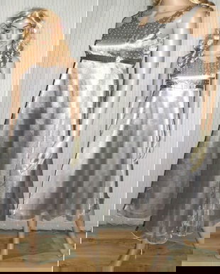 Rochie Metalica70s masura xs