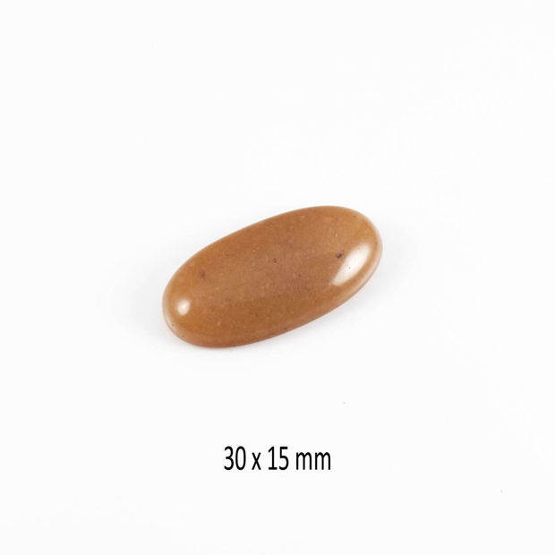 Cabochon Aventurin galben, 30 x 15 mm, CSP-37