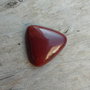 Cabochon agata caramizie, 25 mm