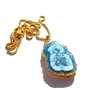 Colier blue agat