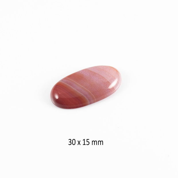 Cabochon Agata, 30 x 15 mm, CSP-48