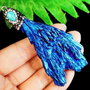 Pandant titanium cristal agata druzy