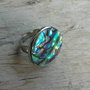 Inel scoica paua, 25 mm