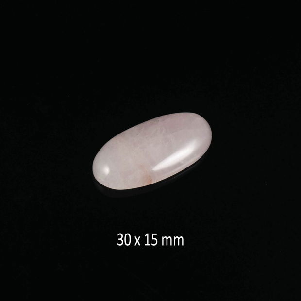 Cabochon Cuart Roz, 30 x 15 mm, CSP-44