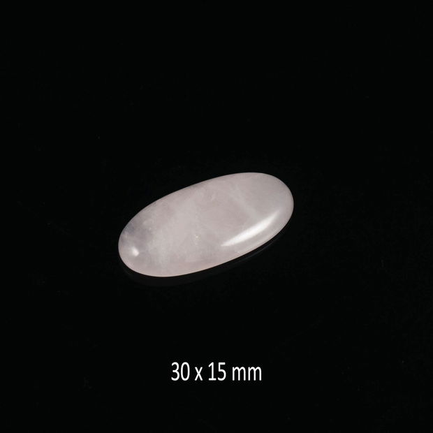 Cabochon Cuart Roz, 30 x 15 mm, CSP-45