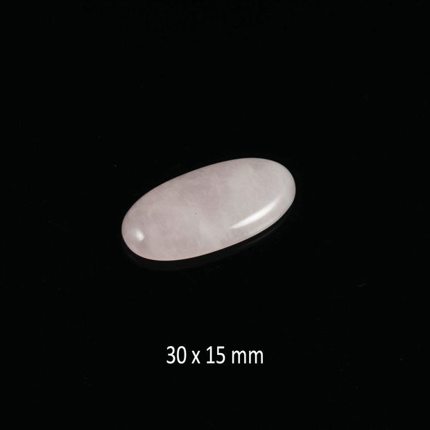 Cabochon Cuart Roz, 30 x 15 mm, CSP-46