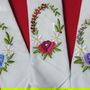 nou-Set 3 batiste fine cu broderie