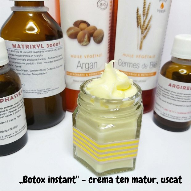 ,,Botox instant'' - crema antirid, cu argireline (ptr. ten uscat, ridat, deshidratat, imbatranit) - 30ml