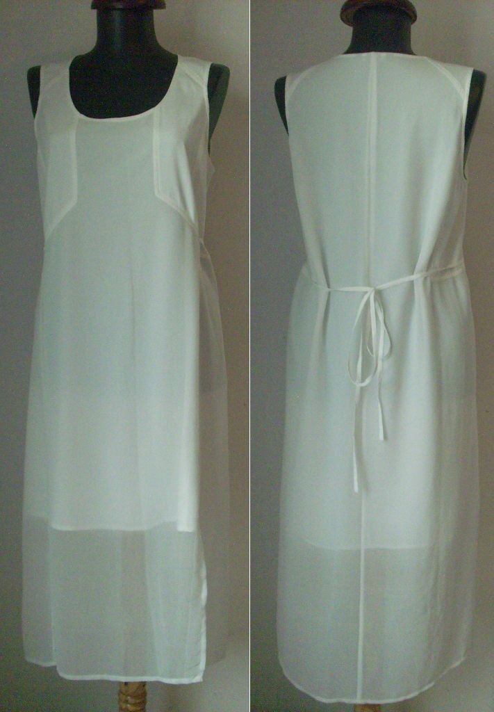 H&M rochie tripluvoal alb