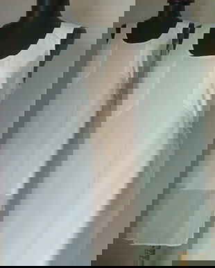 H&M rochie tripluvoal alb