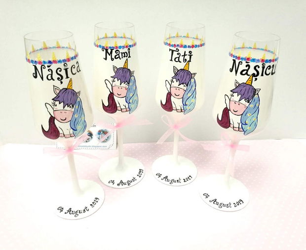 Pahare botez, unicorn