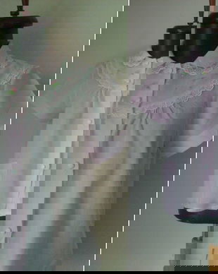 BLUZA DE CASA VINTAGE BUMBAC ROSE