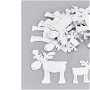 Figurine din lemn- ren alb  - dif. marimi- 4440