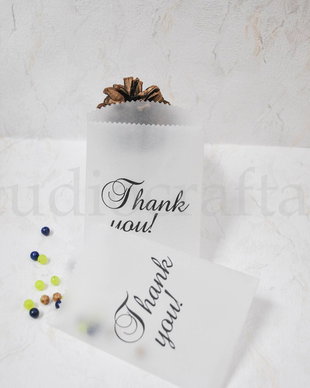 Set 25 pungute  handmade, text personalizat