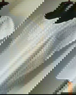 CREATION BLUZA BUMBAC ALB BRODERIE