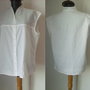 EINHORN BLUZA BUMBAC ALB ORGANZA