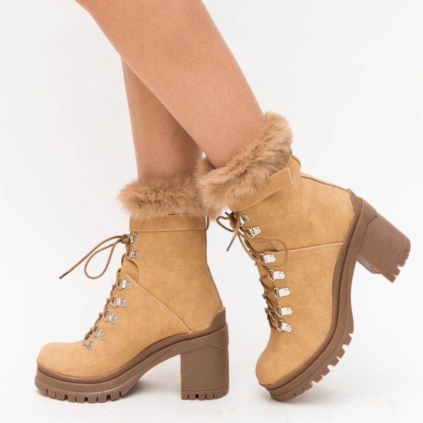 Botine Silona Camel