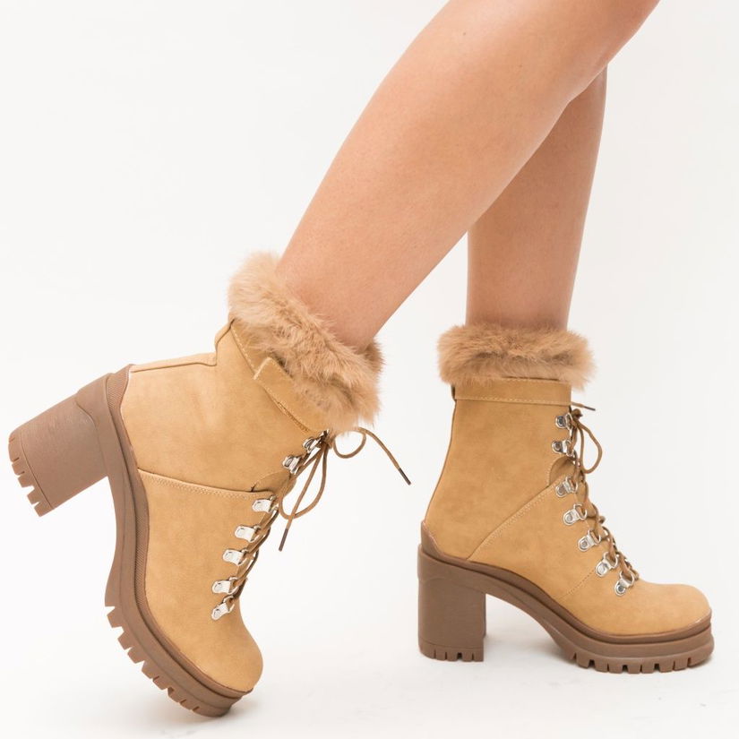 Botine Silona Camel