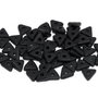 Tri-bead, 4 mm, Jet Matted - 23980-84110