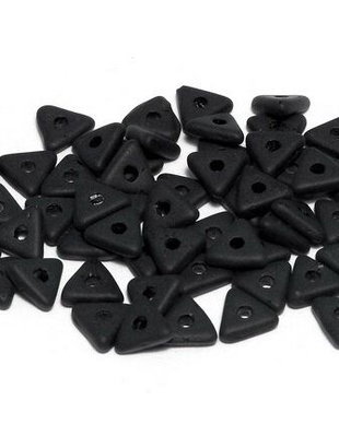 Tri-bead, 4 mm, Jet Matted - 23980-84110