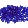Tri-bead, 4 mm, Sapphire - 30070