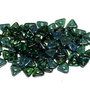 Tri-bead, 4 mm, Emerald Celsian - 50730-22501