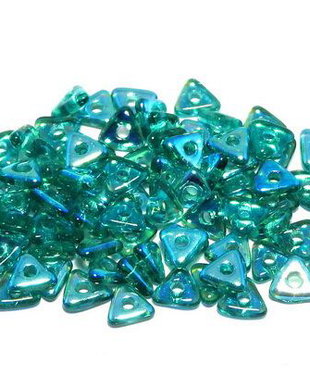 Tri-bead, 4 mm, Emerald AB - 50730-28701