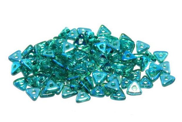 Tri-bead, 4 mm, Emerald AB - 50730-28701