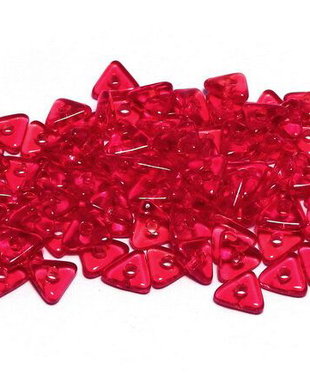 Tri-bead, 4 mm, Red - 90090