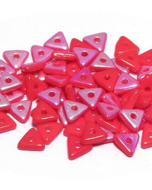 Tri-bead, 4 mm, Red AB - 93200-28701