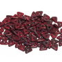 Tri-bead, 4 mm, Opaque Red Picasso - 93200-43400