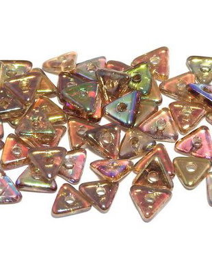 Tri-bead, 4 mm, Crystal Brown Rainbow - 00030-98532