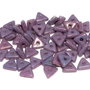 Tri-bead, 4 mm, Chalk White Lila Vega Luster - 03000-15726