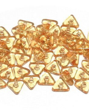 Tri-bead, 4 mm, Topaz - 10060