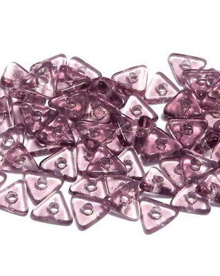 Tri-bead, 4 mm, Amethyst - 20060