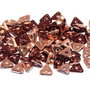 Tri-bead, 4 mm, Amethyst Capri Gold - 20060-27101