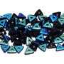 Tri-bead, 4 mm, Jet AB - 23980-28701